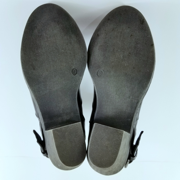 Sz 9 Cathy Jean Western Style Black Ankle Boots - Picture 9 of 10